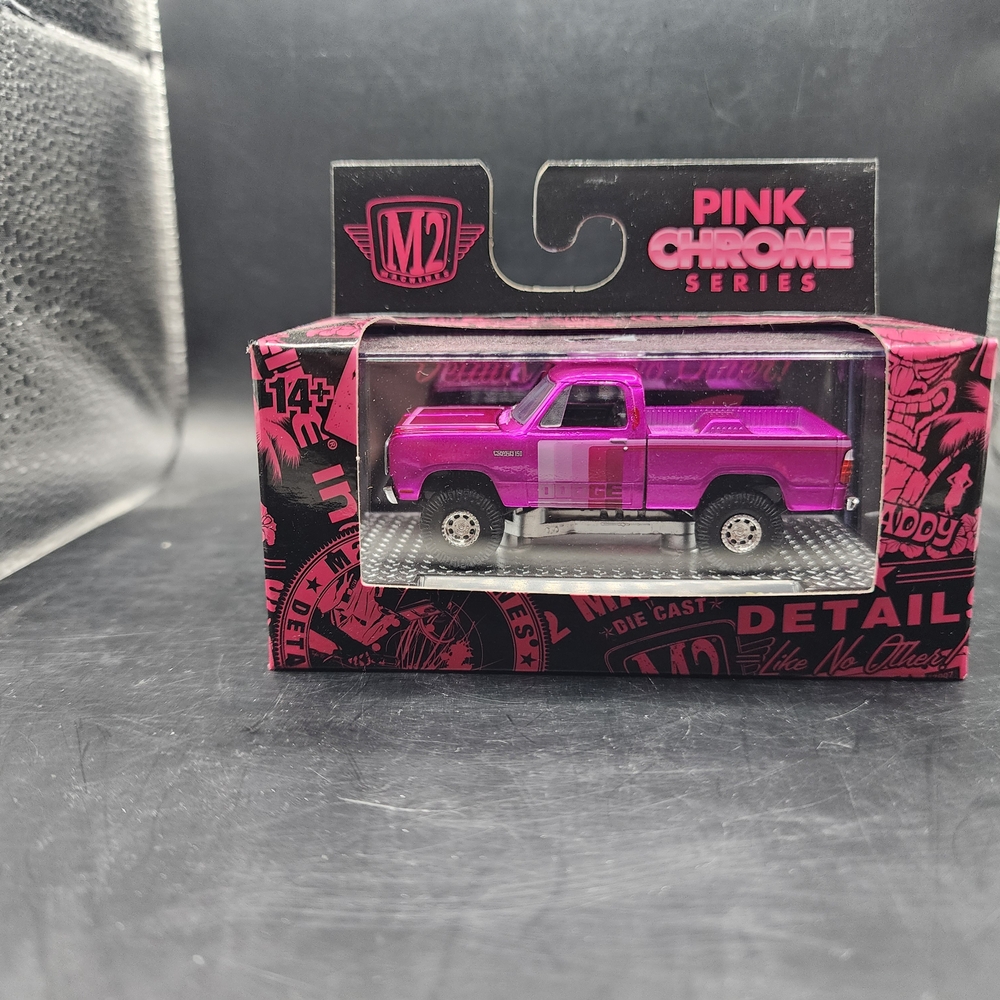 M2 Machines Pink Chrome Series Die-Cast Truck